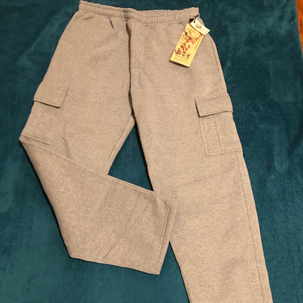 Men’s Gray Oversized Sweatpants
